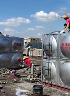 不锈钢304水箱长方形大容量水泵户外家用蓄水储水式热水器水桶
