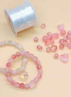 Glass scattered beads diy bracelet necklace accessories
