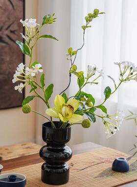 假花花束彷真花摆设客厅装饰绢布插花餐桌摆花桌面花艺小茶几摆件
