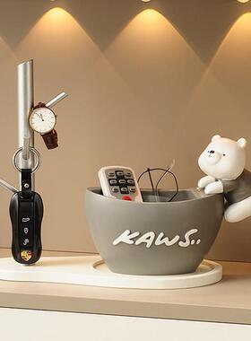 元宝入户鞋柜玄关钥匙置物架收纳摆件门口客厅家居装饰品乔迁礼品