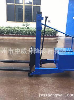 厂供配重式托盘堆高车堆垛叉车手动叉车平衡配重型液压叉车