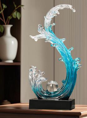 风生水VBF起壁入户玄关摆件轻奢高档客厅机家居电柜视龛创意鹿装