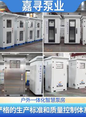 户外一体化智慧泵房箱式智能远程工程集成全自动灌溉变频给水设备