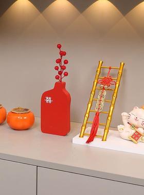 梯子摆件步步高升搬家仪式礼物新居乔迁之喜客厅玄关布置装饰品