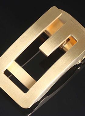 304不锈钢新式自动皮带扣头工厂钢扣圆润斜边G拉丝厂家现货