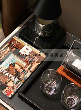 现代样板间书房书桌摄影主题软装饰品相机胶卷工艺礼品摆饰模型