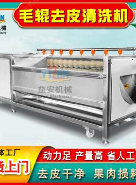 现货盘串文玩毛辊清洗机佛珠抛光打磨机刷核桃自动刷串盘串机