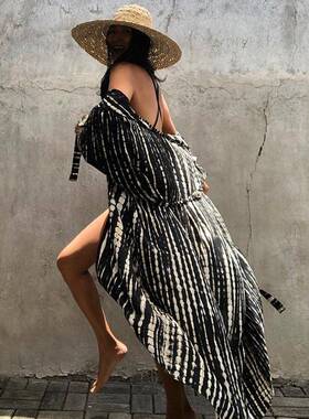 Women'S Casual Ethnic Pattern Long Cardigan, Loose-Fitting