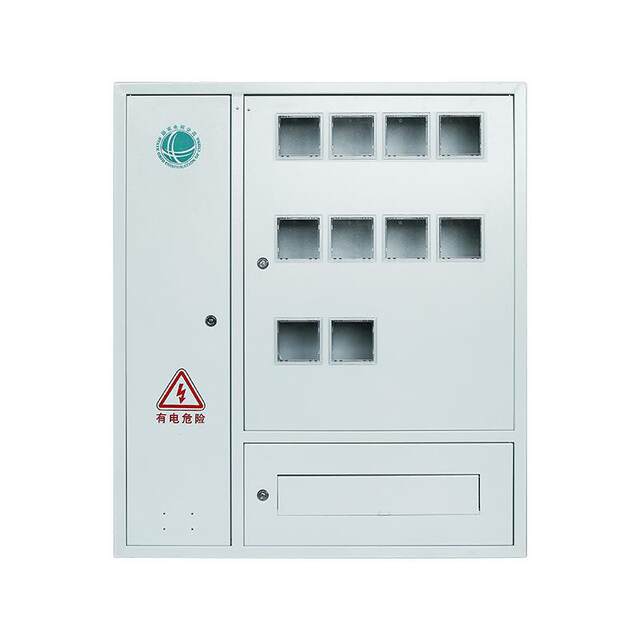 Stainless steel single-phase three-meter meter box indoor wall-mounted meter box stainless steel complete set of single-phase distribution box