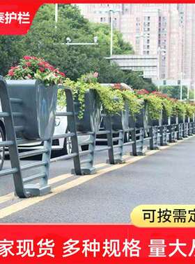 金属梁柱式防撞护栏不锈钢河道景观栏杆河堤桥梁栏杆桥梁护栏