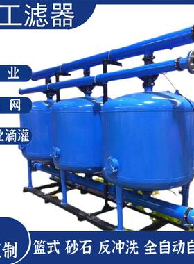 浅层砂过滤器 钢厂电厂化工循环水除泥沙悬浮物 反渗透前置预处理