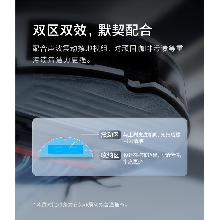 配石头G20扫地机器人配件双震动抗菌拖布抹布集尘袋滤网主刷耗材 - 图1