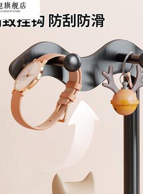 创意桌面摆件挂钥匙入户门玄关置物架鞋柜上香水饰品架杂物收纳盒