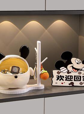 墩墩狗玄关钥匙收纳盒摆件入户门口鞋柜创意客厅桌面装饰品高颜值