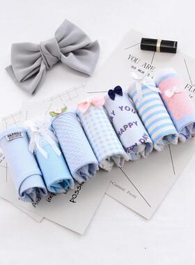 7 Pcs Girls underwear Sexy women pure cotton Underpants内裤