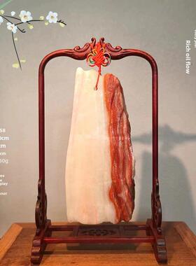 广西天然五花肉石挂件五花肉石挂件天然奇石装饰石家居装饰