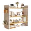 Hole board desktop storage rack dormitory desk bookshelf home study desk office desk multi-layer storage display rack