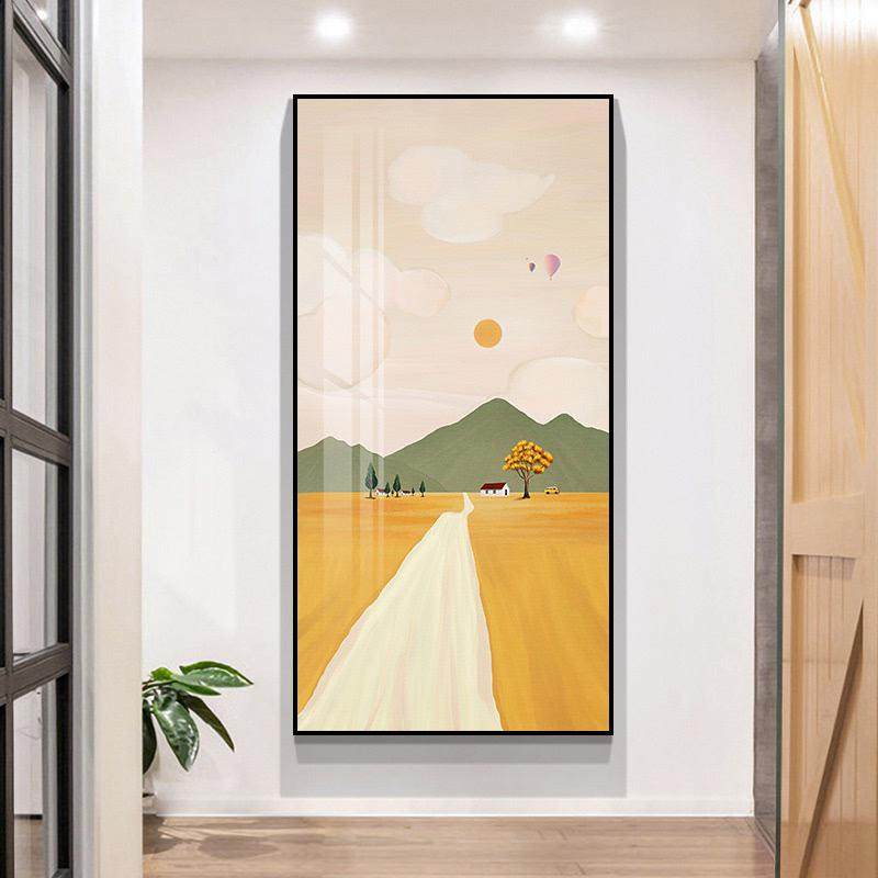 背景风墙壁竖ins小装饰画风景画北欧走廊玄关尽头版过道清新挂画,淘宝优惠券,粉丝福利购,淘宝优惠卷