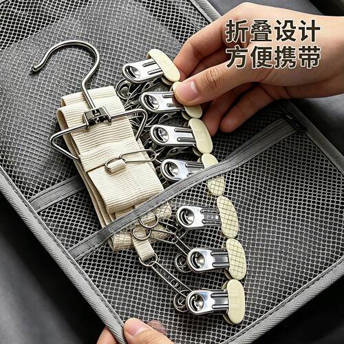 帽子收纳神器家用棒球鸭舌帽子夹不变形衣柜宿舍门后挂架置物架子 - 图2