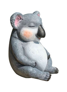 花园别墅园林户外草坪装饰品庭院树脂考拉田园景观工艺园艺摆件