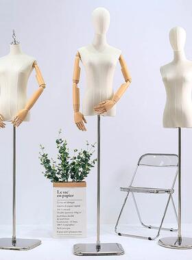 韩版小胸锁骨模特道具女装人台全身人体服装店橱窗模特架子展示架