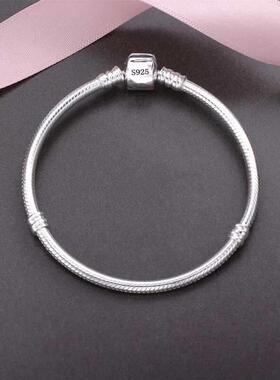 Handmade Original Fine Jewelry 925 Sterling Silver Charm Bra