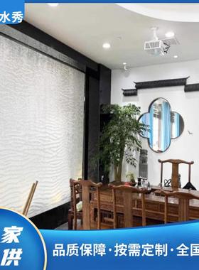 金属网水幕墙钢网水帘水幕钢丝网水幕屏风景观流水瀑布隔断背景墙