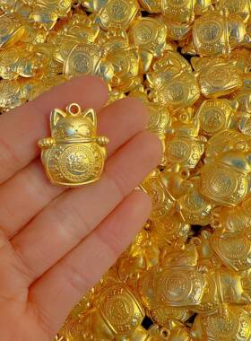 合金一实心宝迷你小金米玉米条花金生HJBJ-12-公斤摆元件礼品居家