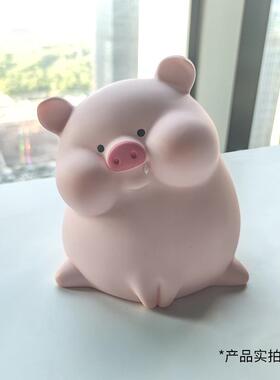 猪囡囡大号存钱罐桌面客厅家居装饰小摆件儿童生日礼物树脂工艺品