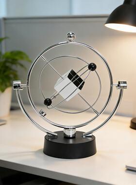混沌天体轨道牛顿摆磁力永动机仪创意家居客厅办公室桌面装饰摆件