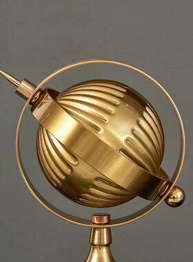 意金属地球仪摆件办公室板高桌书房桌面老家居摆设商BJ-0058创务