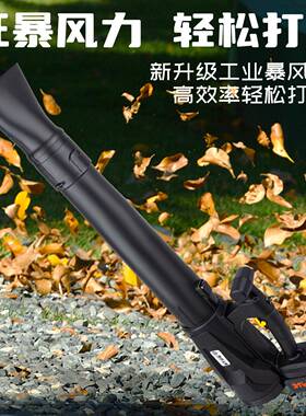 吹风机电动鼓风机吹雪机锂电暴风机树叶吹除尘器两用工业级吹叶枪
