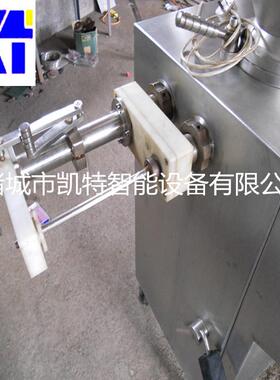 气动定量扭结灌肠机+打卡一体机火腿肠灌肠机液压灌肠机
