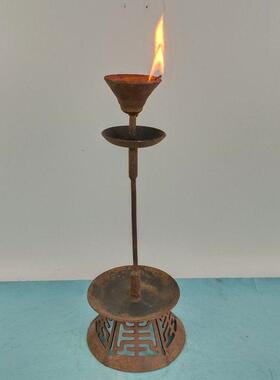 老油灯宫灯铁灯提灯挂灯老物件摆件民俗复古怀旧收藏影视摄影道具