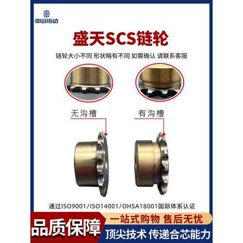 盛天炼轮SCS炼轮加工成品 SCS6分12A23齿 高精度耐磨损 申马传动 - 图2