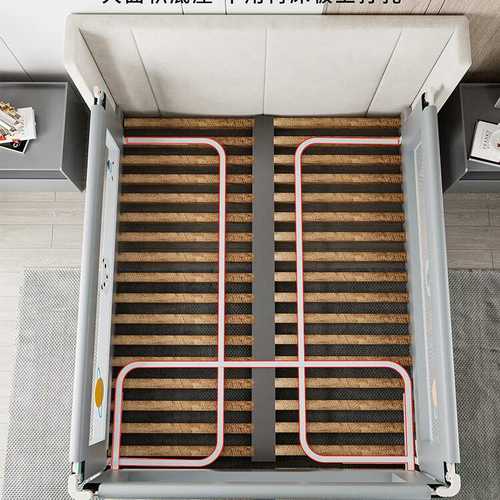 厂免打孔床围栏宝宝防摔防护栏婴儿加高通用围栏床防掉床护栏 - 图2