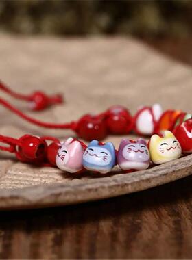 中国风格的陶瓷马内基手环聚合物粘土手