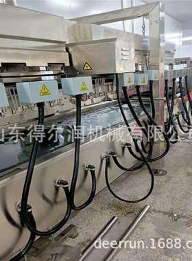 福建拔丝地瓜块油炸机 红薯条上浆油炸流水线 裹粉调味送货上门