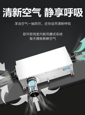 比安达新风除湿一体机家用地下室房间除湿机室内防潮智能抽湿器