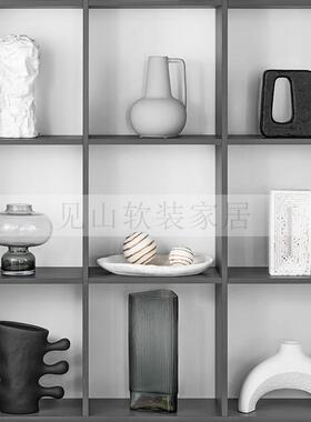 现代简约展示摆件样板间展厅售楼电视柜书房玄关书柜装饰饰品