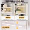Perforated board storage rack floor-standing bookcase desk vertical wall storage display rack student home desktop bookshelf