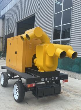 防汛泵车柴油机抽水应急抢险救援大流量移动泵车自吸式抗洪排涝泵