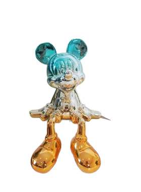 彩色创意装饰摆件电镀工艺品室内网红卡通高级感家居客厅电视柜