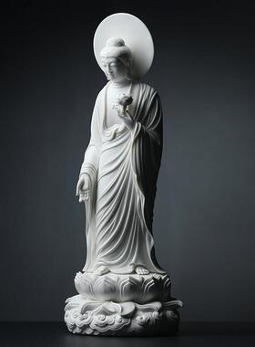 东方泥土《佛光阿弥陀佛》省大师林建平手工瓷雕艺术收藏品手签版