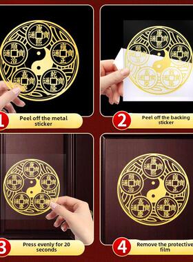 卧室门对卧室门化解房间门专解决隔断入户厕所冲门摆件主次卧挂件