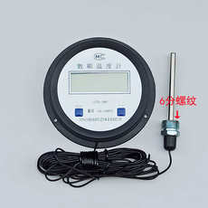 Давление тип термометр 供应上海仪表电子数显温度计-50+200℃数字温度表6分螺纹传感线10