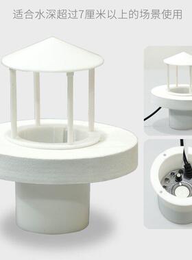 雾化器假山流水喷泉水景上水石装饰盆景风水轮陶瓷摆饰配件加湿器