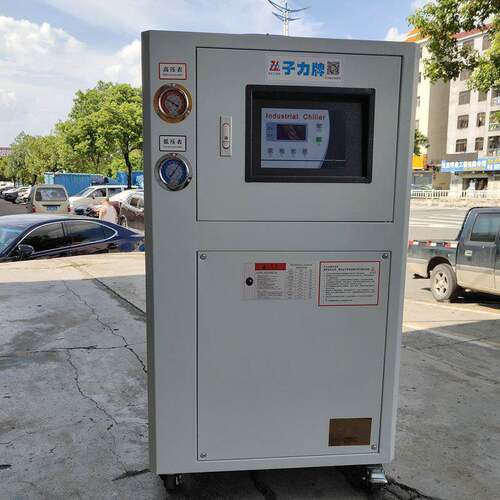 耐酸碱型5匹冷水机冻水机防酸腐型纯钛蒸发器 - 图1