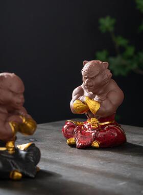 电视柜摆件新中式家居客厅酒柜摆件创意玄关装饰品工艺品摆件