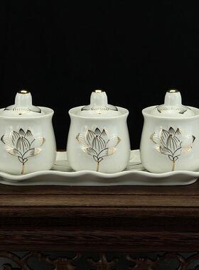 陶瓷供杯佛法僧供水杯观音杯仙家道家水杯三连杯酒杯财神杯大悲水